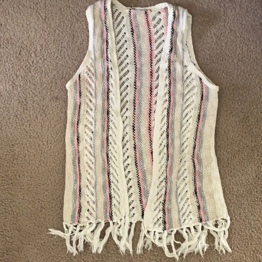 Crochet girls vest